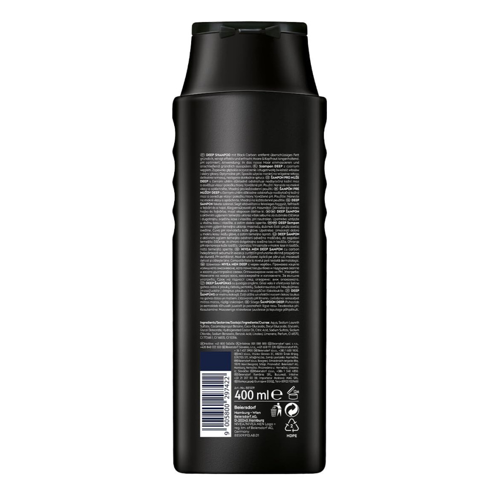 نيفيا للرجال، شامبو منشط عميق، 400 مل - 2