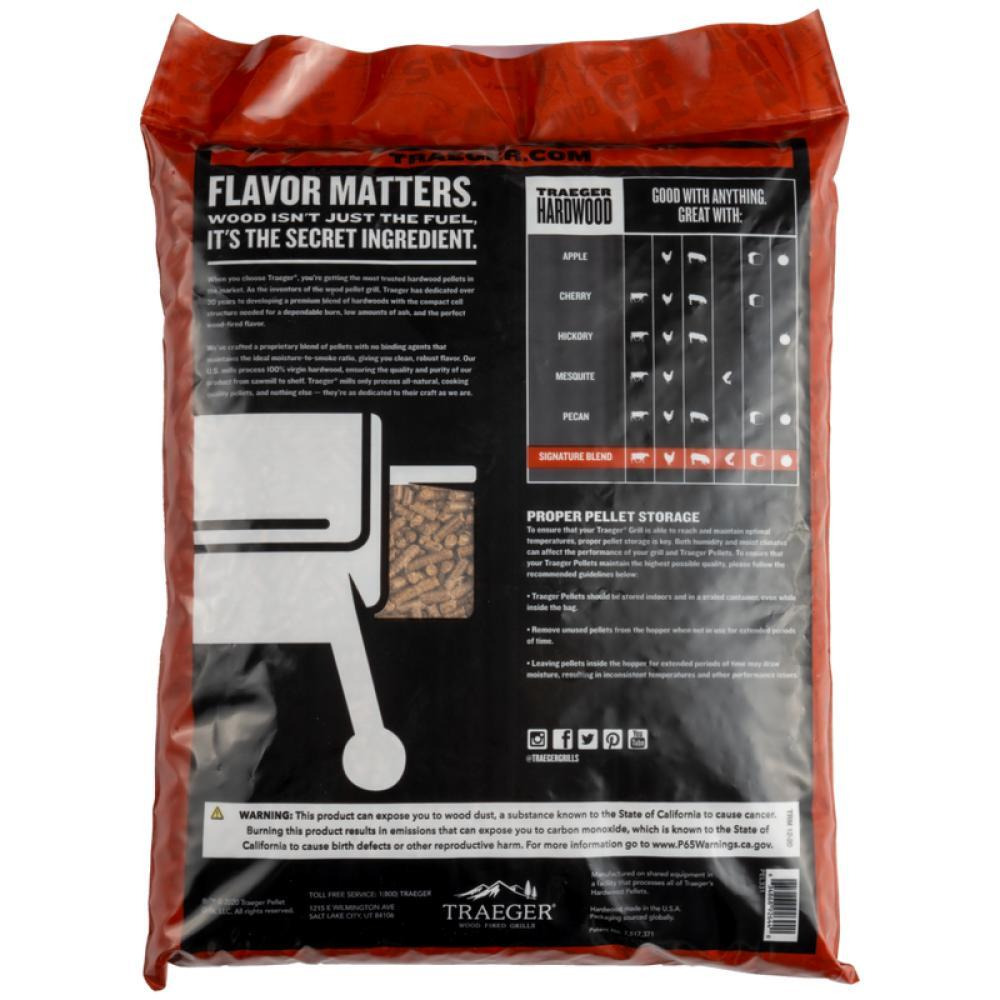 Traeger Signature Blend Wood Pellets 20Lb Bag - 2