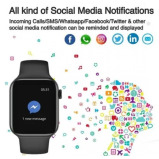 eOnz \/ Smartwatch, Elite black, Display 1.79", Square, Silicone, Compatible with Android and iOS, 30 g - 3 miniature