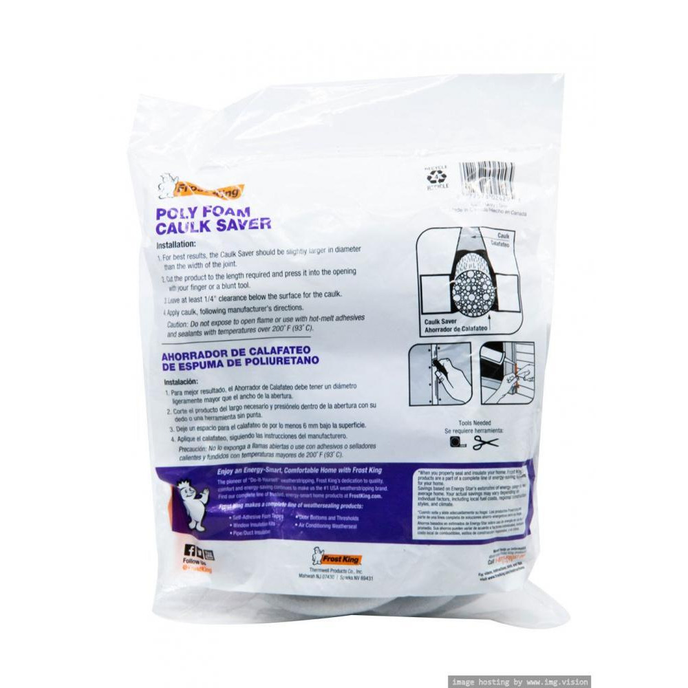 Frost King 12 Inches x20 Inches Caulk Saver - 2