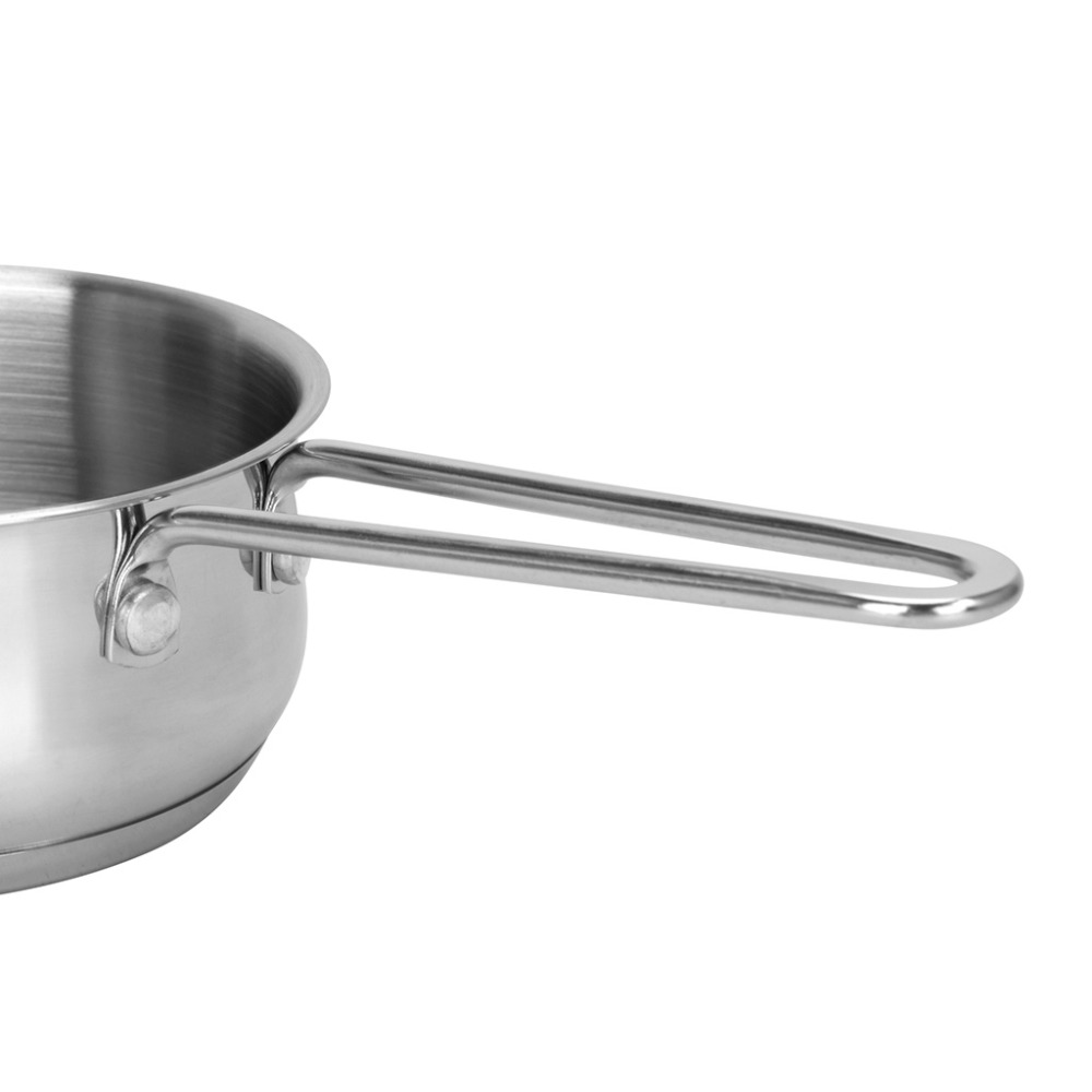 FISSMAN Saucepan 12 cm, 600mL with Glass Lid, Gulliver Series with Induction Bottom - 5