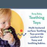 Teether BusyBaby Dino - 5 miniature