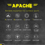 eOnz \/ Smartwatch, North Edge, Apache 2, Black, Sports, Waterproof 50 m - 4 miniature