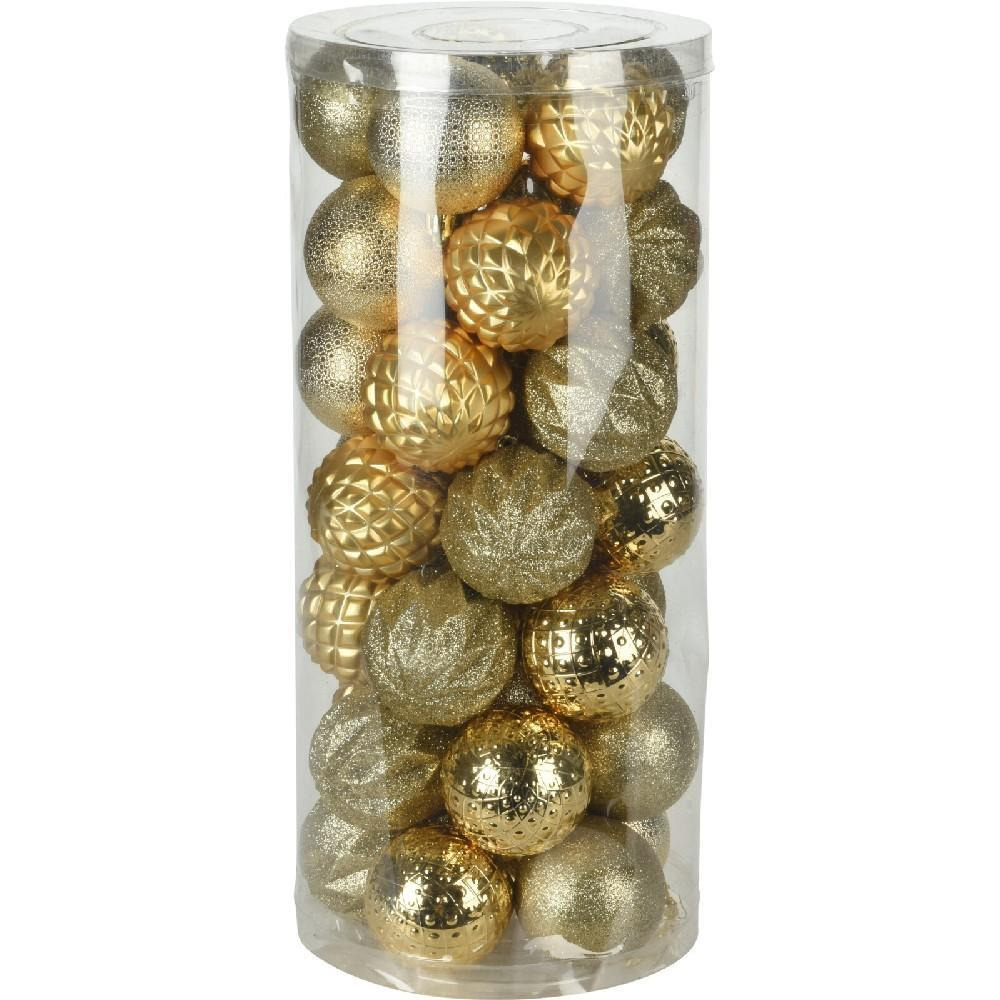 Koopman Xmas Balls 6 cm Set of 35 Gold - 1