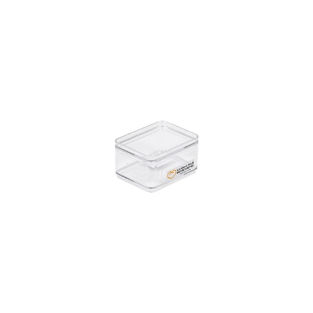 Homesmiths Stationery Box Clear 9 x 7 x 5.2 cm - 1
