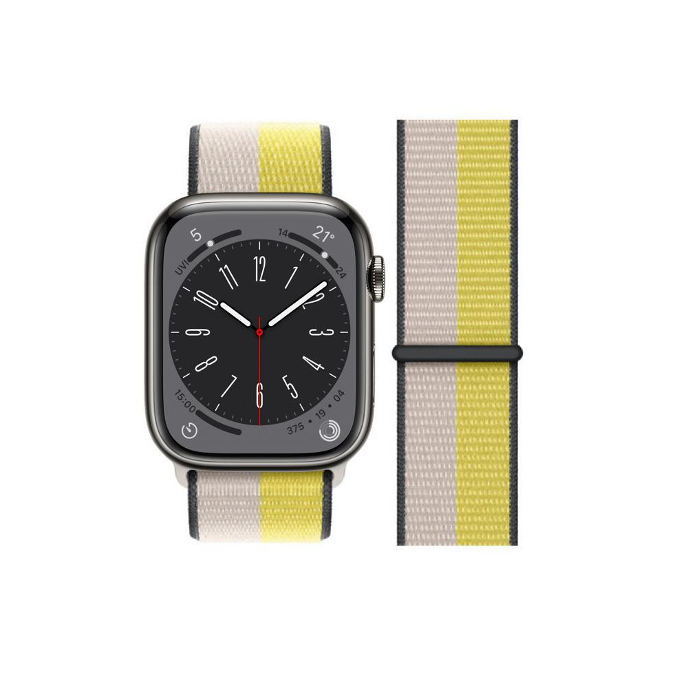 Perfii Nylon Loop Replacement Band For Apple Watch 49/45/44/42mm Series Ultra/8/7/6/SE/5/4/3 - 2
