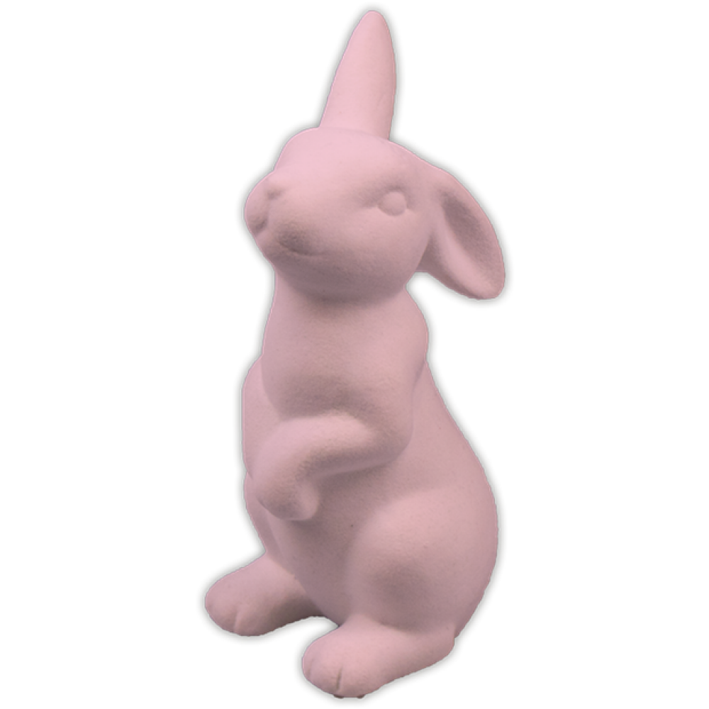 Gems Flocked Bunny Ornament Assorted, 1 Piece - 3