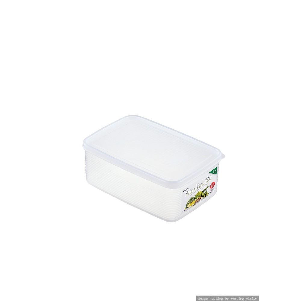 حاوية طعام بلاستيكية شفافة من هوكان شو سعة 1.3 لتر - 1
