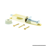 Homesmiths Foot Door Stop Brass Plated - 3 miniature