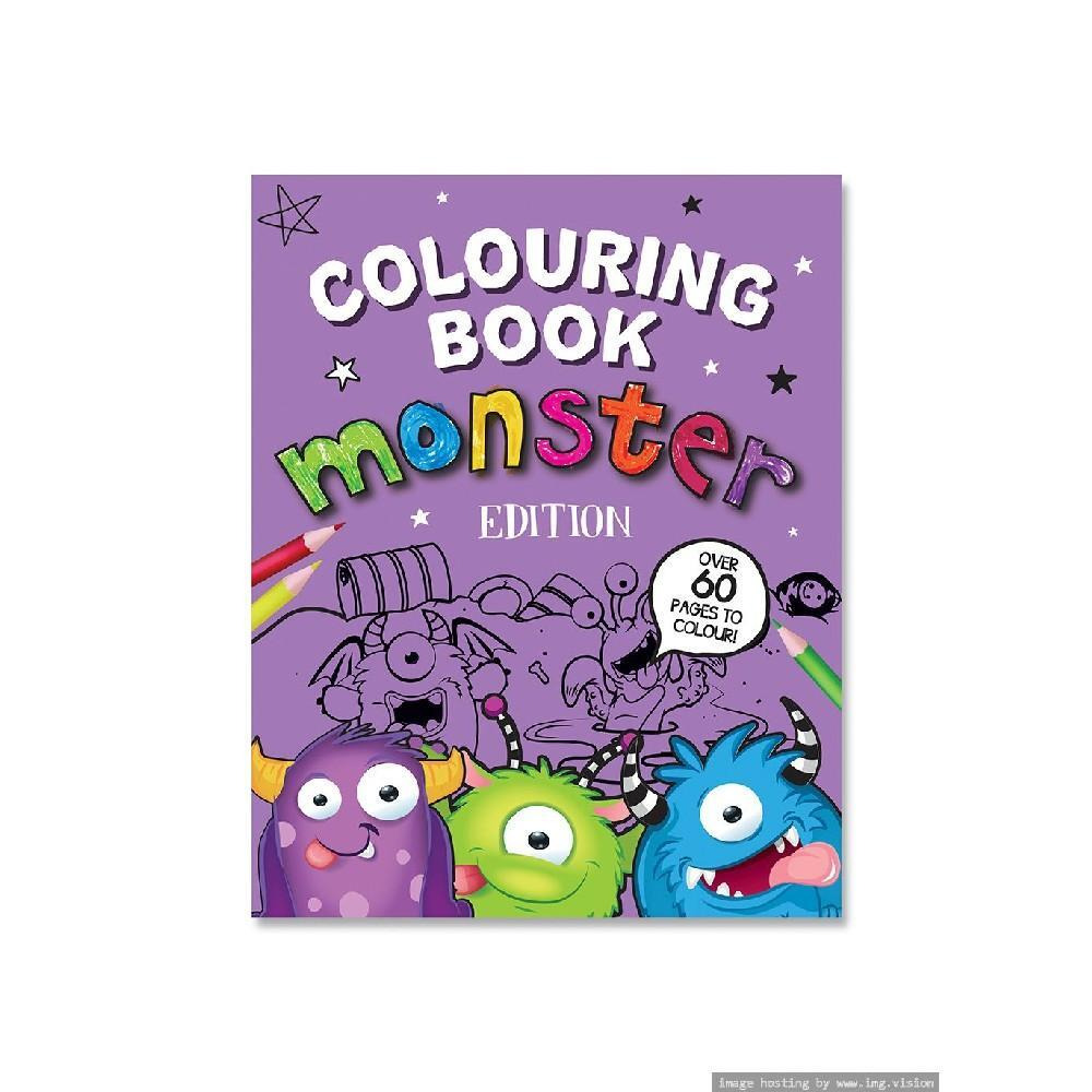 Eurowrap Monster Coloring Book - 1