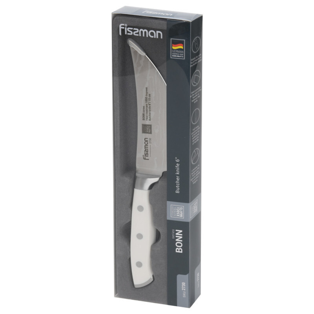 Fissman 6'' Butcher Knife Bonn Stainless Steel - 7