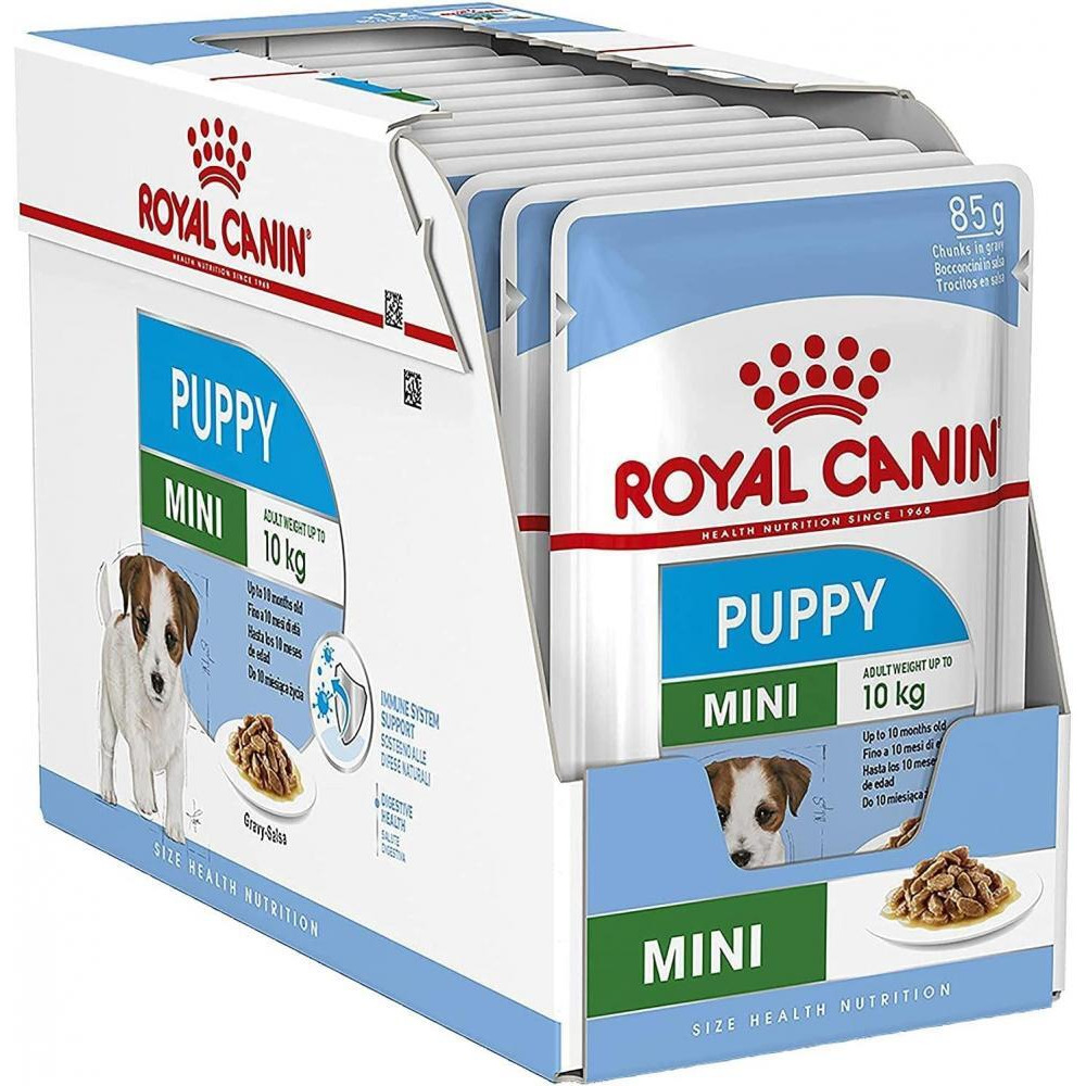 Royal Canin \/ Mini puppy, Box, 12x3 oz. (12x85 g) - 1