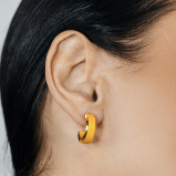 ACCENT حلقات الأقراط مع طلاء المينا - 6 miniature