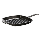 Lodge Pre Seasoned Square Grill Pan Cast Iron Handle 10.5 Inch - 1 miniature