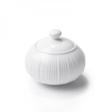 Fissman Sugar Bowl ELEGANCE WHITE 250ml (Porcelain) - 1 miniature