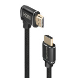 كابل صوت وفيديو 4K Hdmi® بزاوية قائمة من Promate Prolink4k1-300 عالي الدقة - 1 miniature