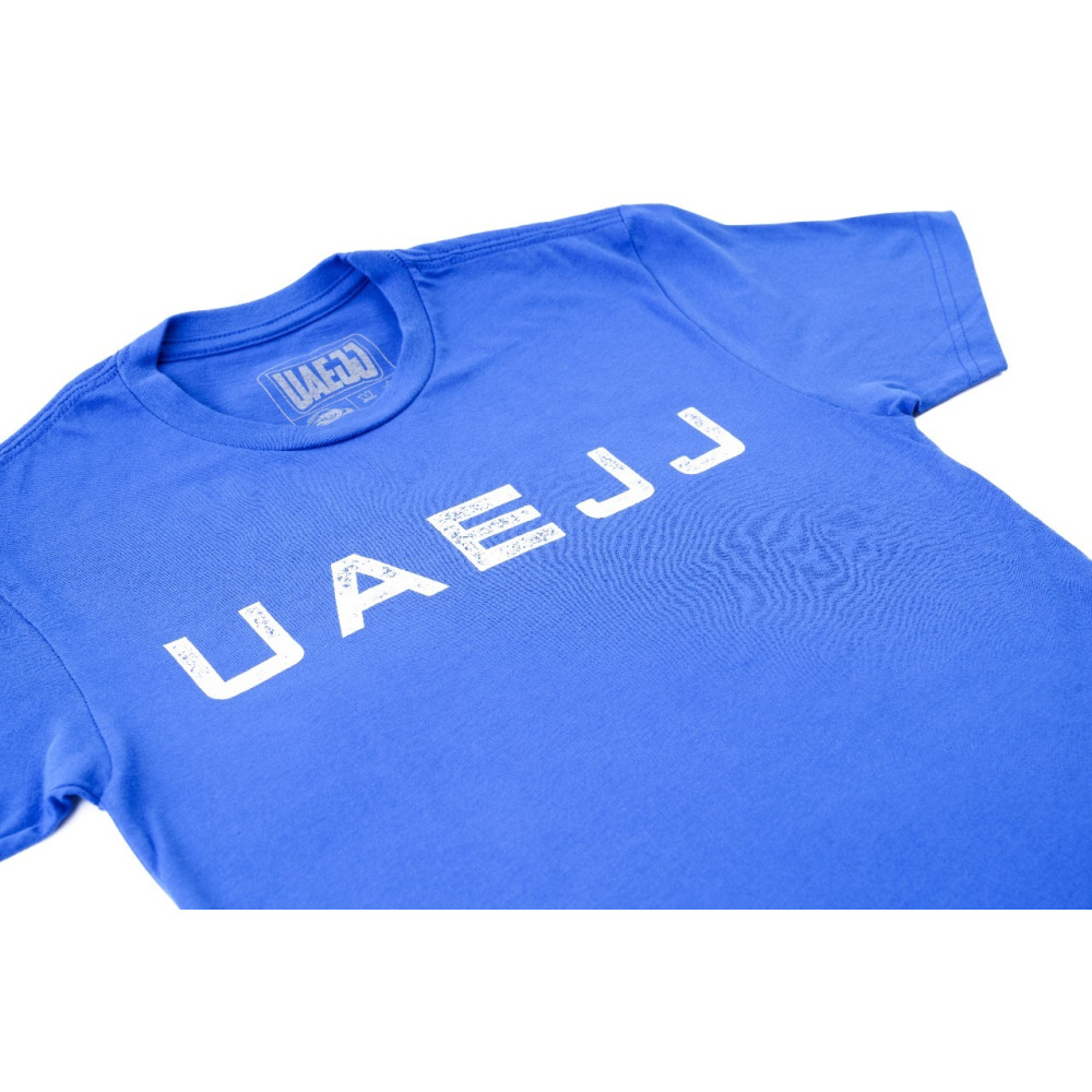 T-Shirt UAEJJ Jiu Jitsu Eat and Sleep for Men and Women, Blue, size XXL - 3
