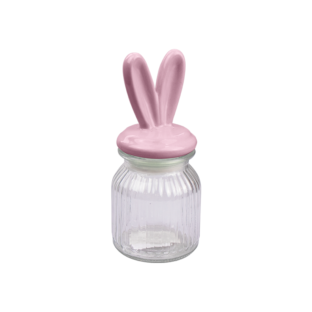 Gems Easter Ribbed Glass Jar 250Ml Assorted, 1 Piece - 3