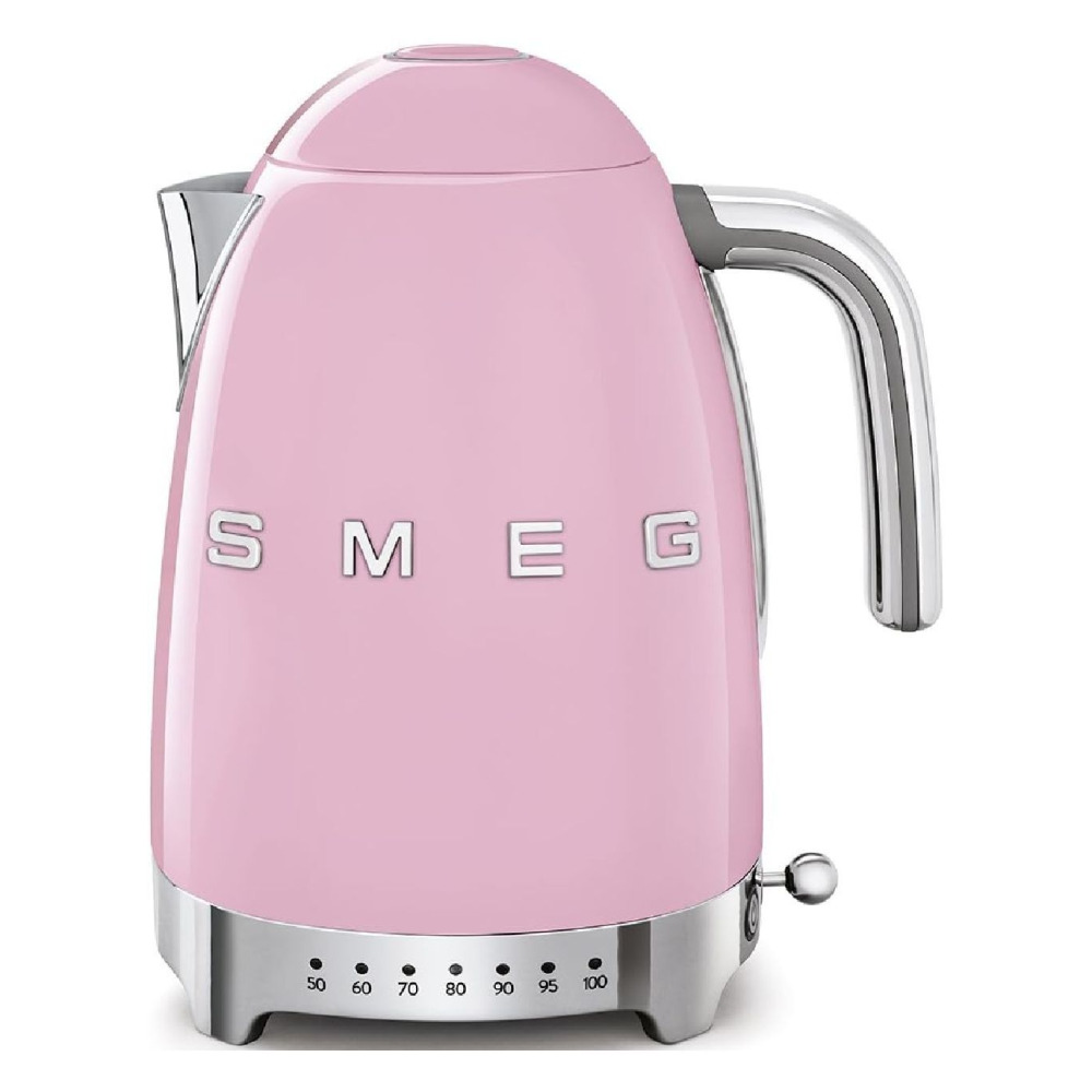 Smeg KLF04PKUK, ЧАЙНИК В Стиле РЕТРО 50-Х Годов, 7 ТЕМПЕРАТУРНЫХ РЕЖИМОВ, Емкость 1,7 Л С ИНДИКАТОРОМ УРОВНЯ Воды - 1