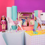 Glitter Girls by Battat – All Asparkle Acres Riding Stable Set – Accessory set for 14-inch horses - 14 inch Doll Accessories and Clothes for Girls Age - 6 miniature