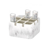 Косметический органайзер Inter Design Dakota Белый Мраморный Атлас - 3 miniature