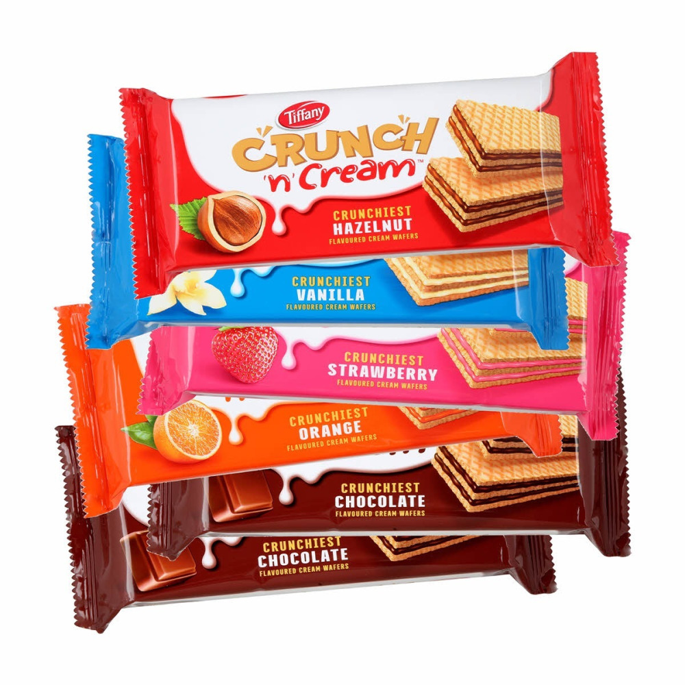 Tiffany 5+1 crunch cream wafers 5+1 * 65gm - 2