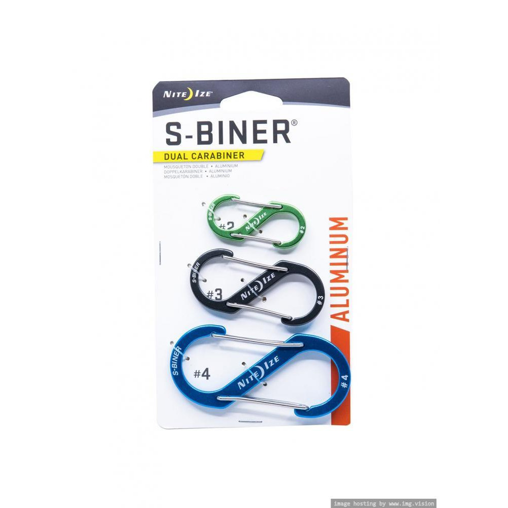 Nite Ize S-Biner Carabiner Aluminium #2,3,4 Combo - 1
