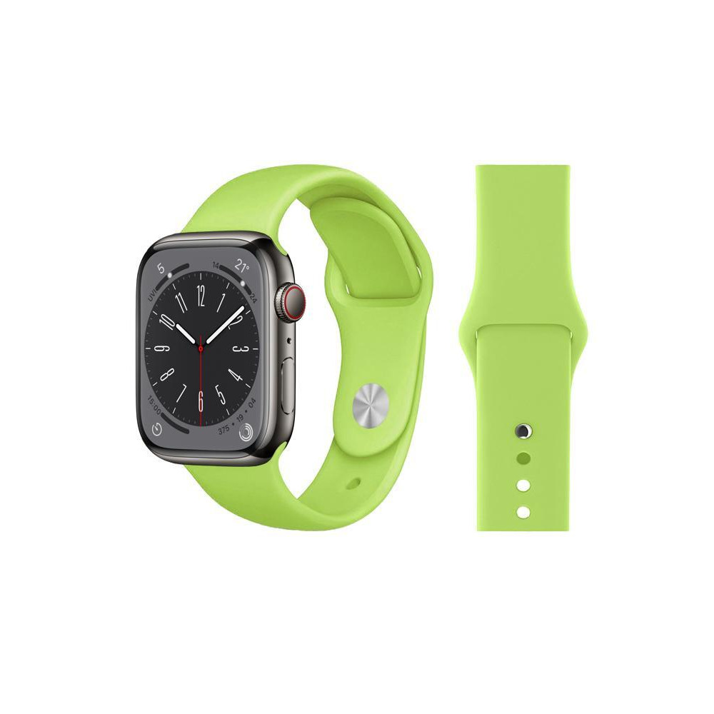 Perfii Solid Silicone Replacement Band for Apple Watch 49, 45, 44, 42 mm Series Ultra 8/7/6/5/4 SE - 2