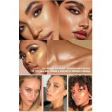 أحمر الخدود السائل موس للخدود، كريم الوجه، عصا أحمر الخدود مع لوحة إسفنجية، برونزر، شكل هايلايتر، مرطب ومسامي، لمسة نهائية غير لامعة H3 - 4 miniature