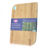 Fissman Cutting Board Bamboo Brown 39x28x1.5cm - 1 miniature