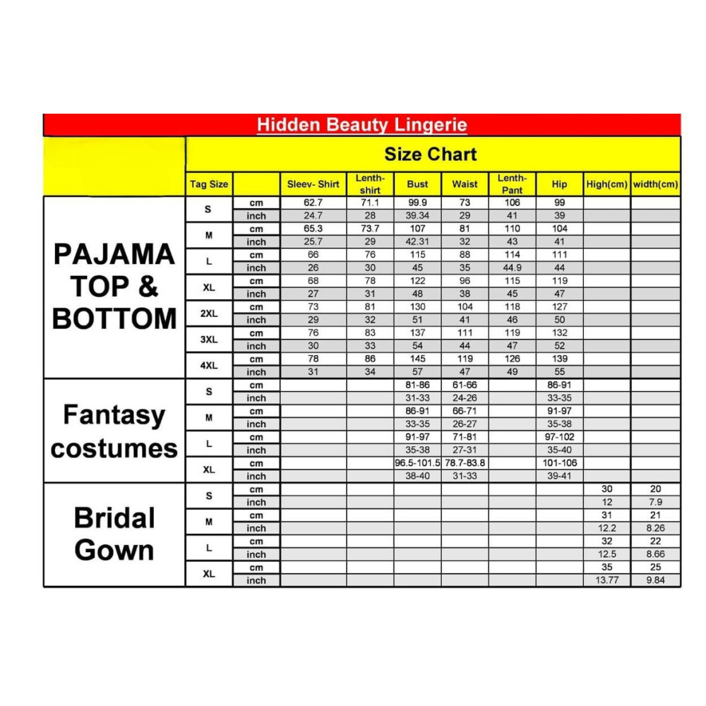 Hidden Beauty Lingerie Homewear Pajama Set, Orange - XL - 2