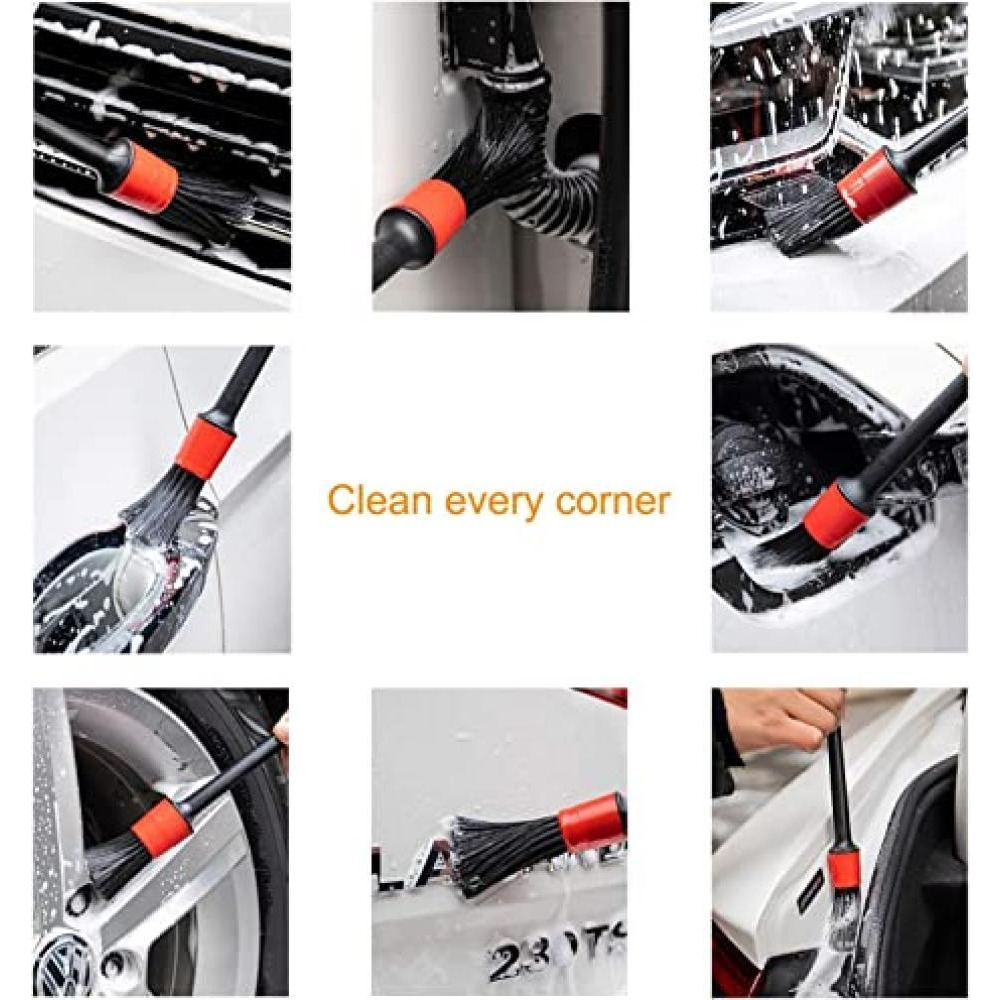 JoDyRiTht / Auto detailing brush, 5 pcs - 4