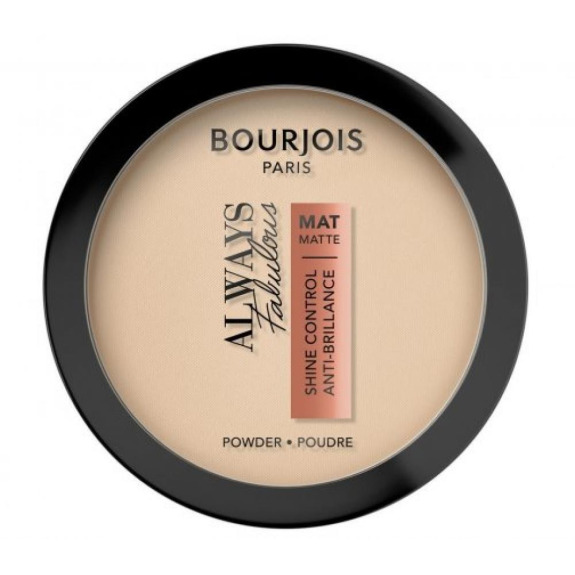 Bourjois / POWDER ، always Fabulous ، التحكم في اللمعان ، مضاد للتألق ، 108 مشمش عاجي ، 0.3 أونصة (10 جم)