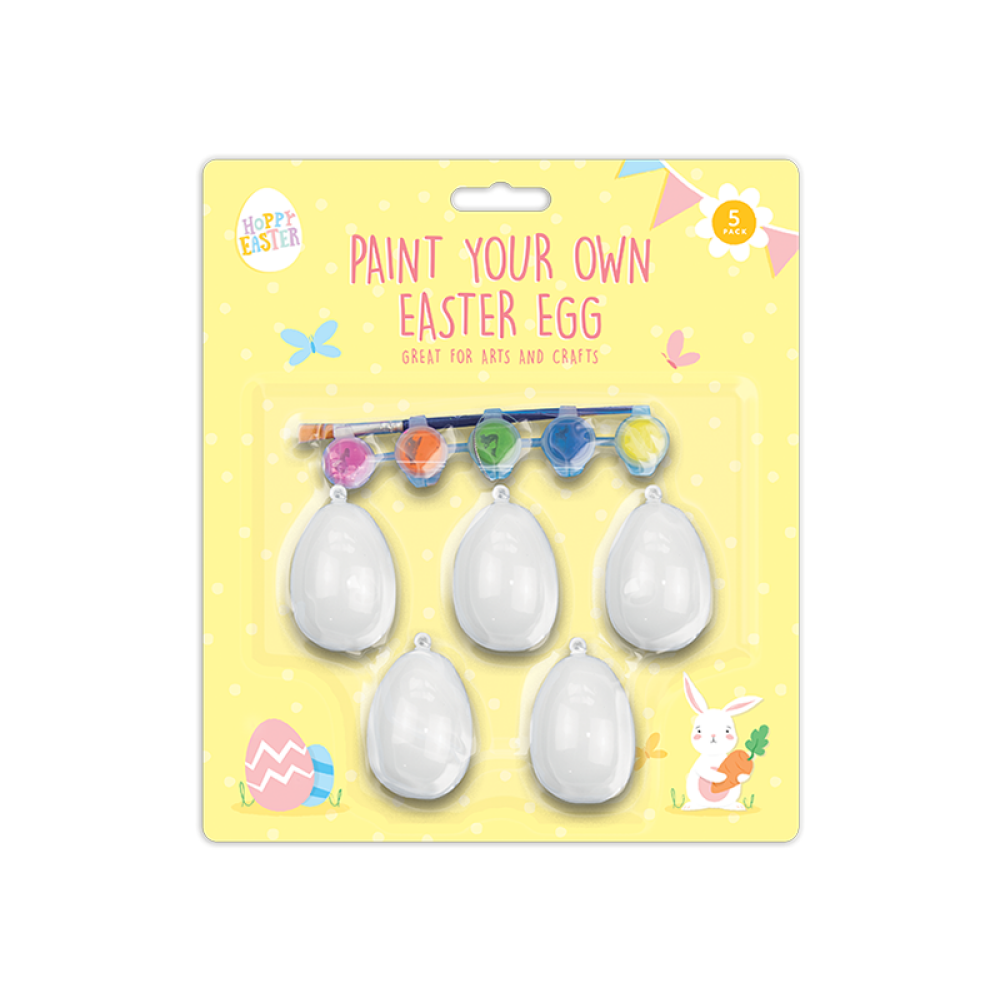 Paint Your Own Egg Decoration 5Pk - 1