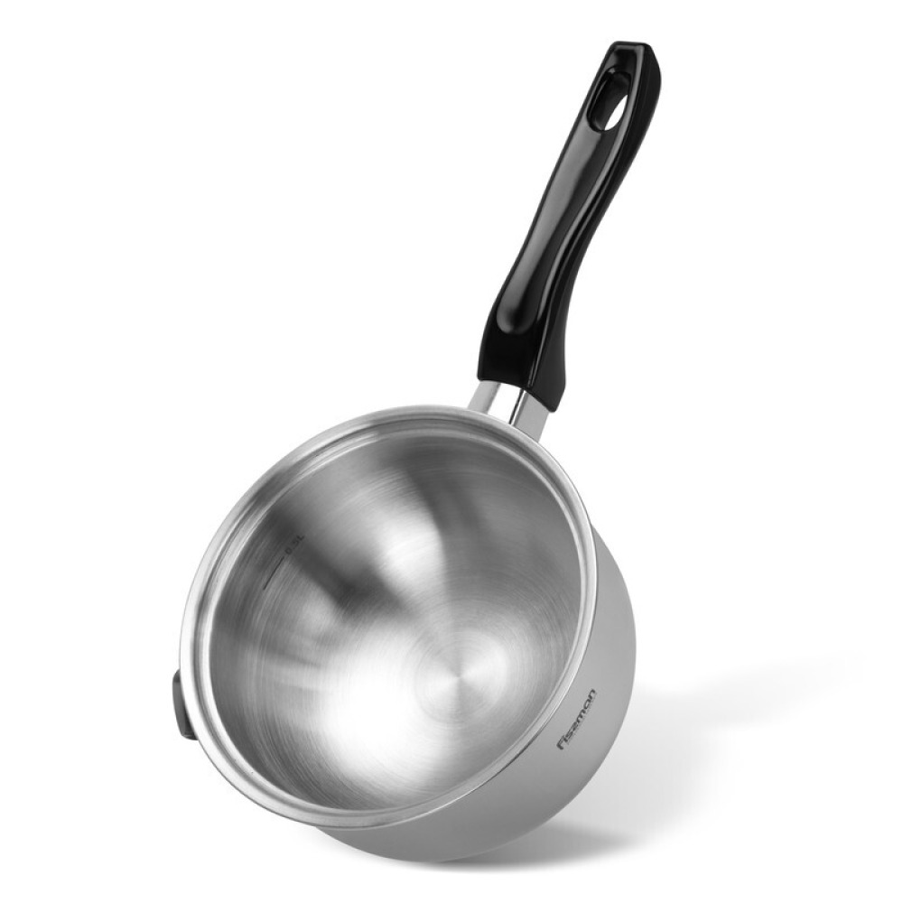 Fissman Saucepan 16cm/0.95LTR Double Wall Bain-Marie Without Lid Stainless Steel - 5