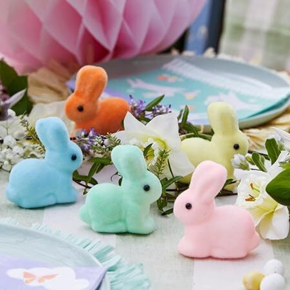 Talking Tables Truly Bunny Pastel Table Decorations 6Cm Pack Of 5 - 2