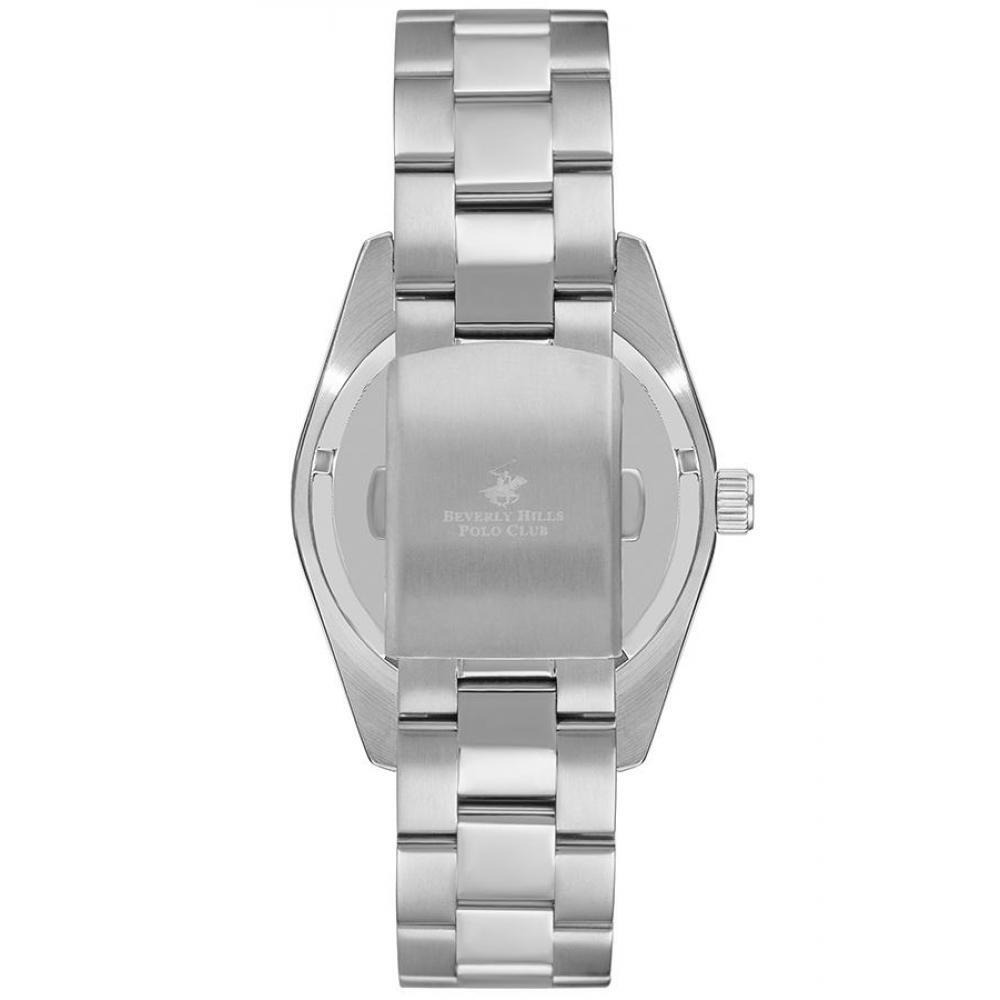 BEVERLY HILLS POLO CLUB Men's Analog Gun Black Sunray Brush Dial Watch - BP3288X.350 - 3