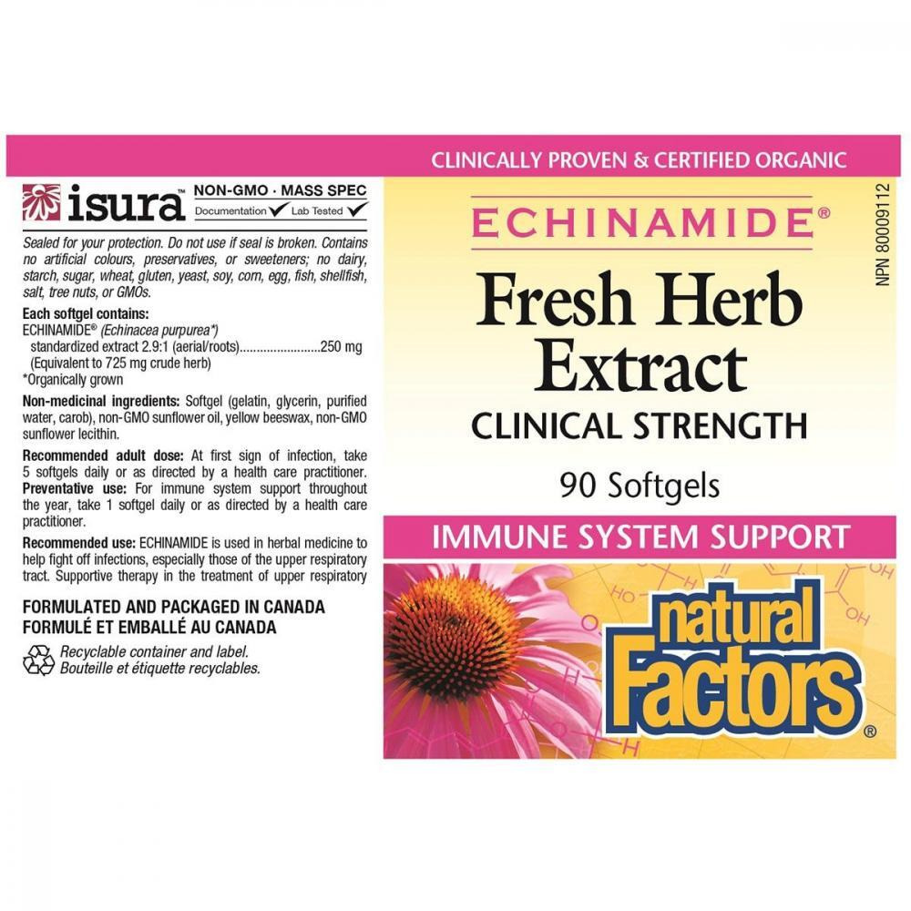 Natural Factors Anti Cold Fresh Herb Extract Clinical Strength, 90 Softgels - 2