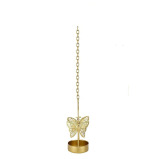 Kyzzo Butterfly Hanging Tealight Candle Holder for Home Decor, Indoor and Outdoor Decoration, Diwali Gifting Item (Pack of 4 pcs, Gold) - 5 miniature