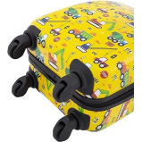 Travelers Club 5 Pieces Kids Luggage Set with 360° 4 Wheel Spinner System Car - 5 miniature