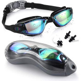 TaemBuy / Swimming goggles, Anti-fog and no leaking for adult youth and kids, Black - 1 miniature
