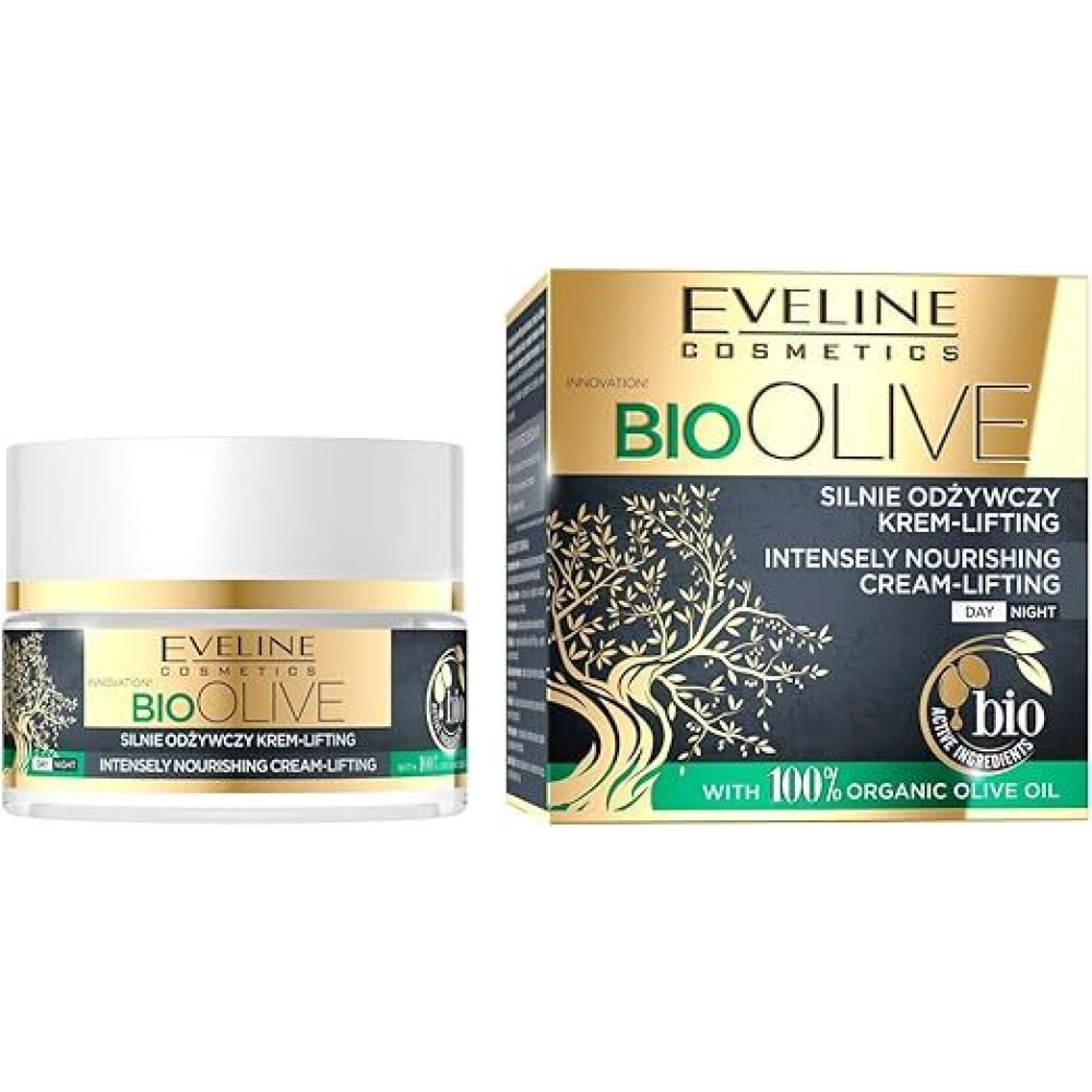 Eveline Bio Olive Intensely Nourishing Cream Lifting - 50ml - Vegan Friendly - 1