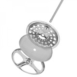 Fissman French Press Coffee Maker Borosilicate Glass Arabica Series Gold/Black 1000ml - 3 miniature