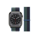 Perfii Nylon Loop Replacement Band For Apple Watch 49/45/44/42mm Series Ultra/8/7/6/SE/5/4/3 - 2 miniature