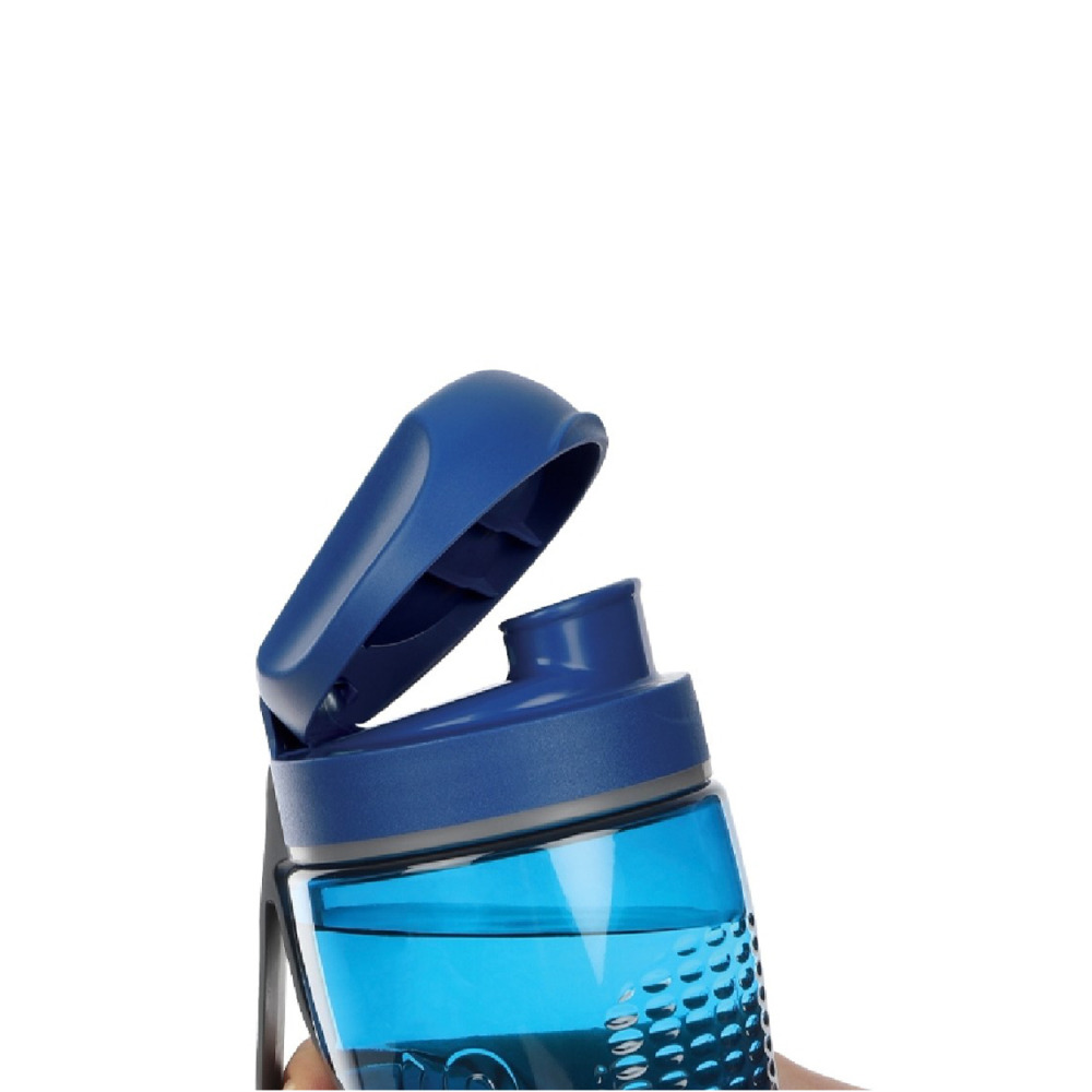 Sistema 600ml Tritan Swift Bottle (Blue): Lightweight & Durable - Great for Gym & Fitness Activities - Leakproof, BPA-Free & Easy to Clean - 3