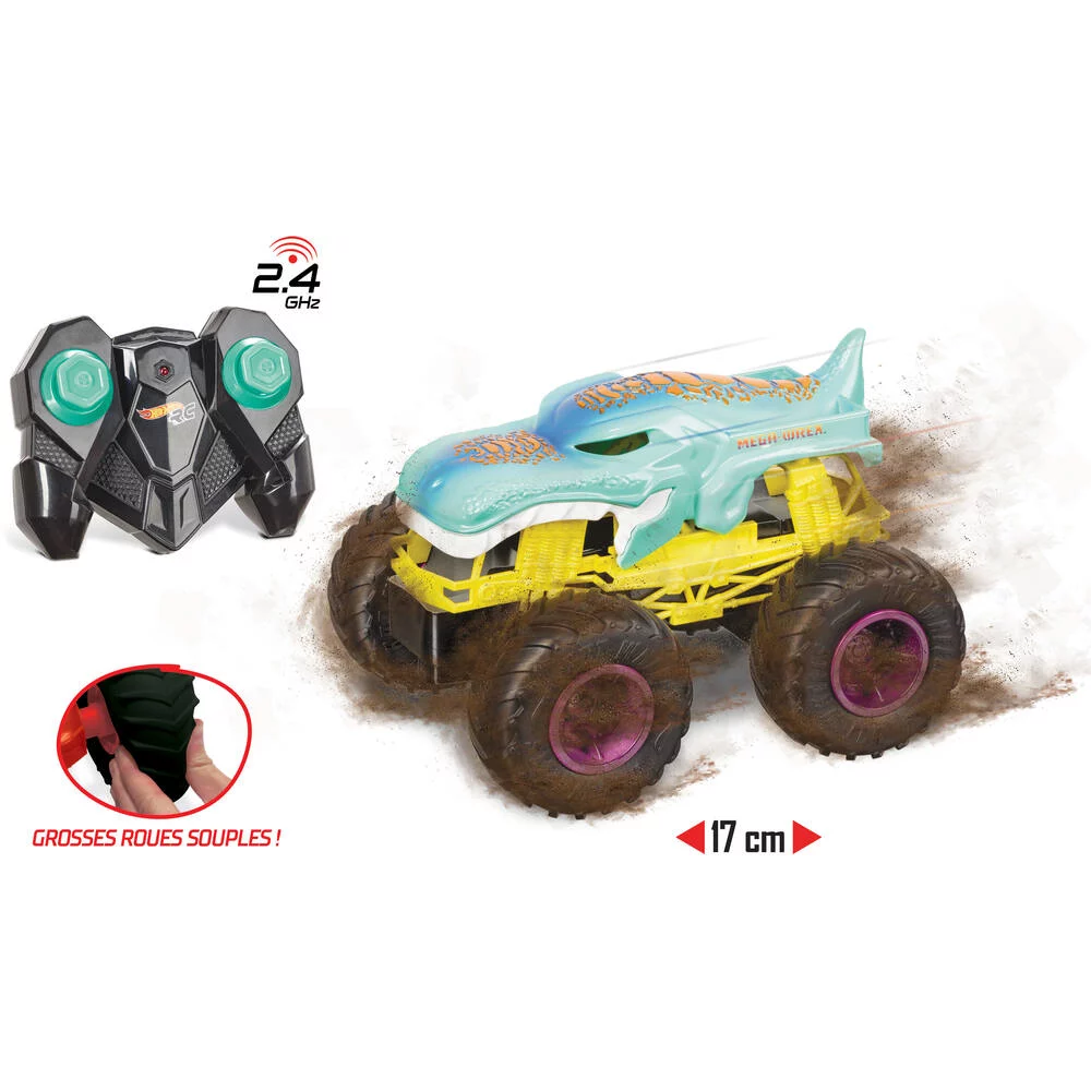 موندو هوت ويلز آر سي إم. شاحنة ميجا ريكس تعمل بالبطارية - 3