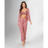 Hidden Beauty Lingerie Woman Red - Pajama Set - S - 1 miniature