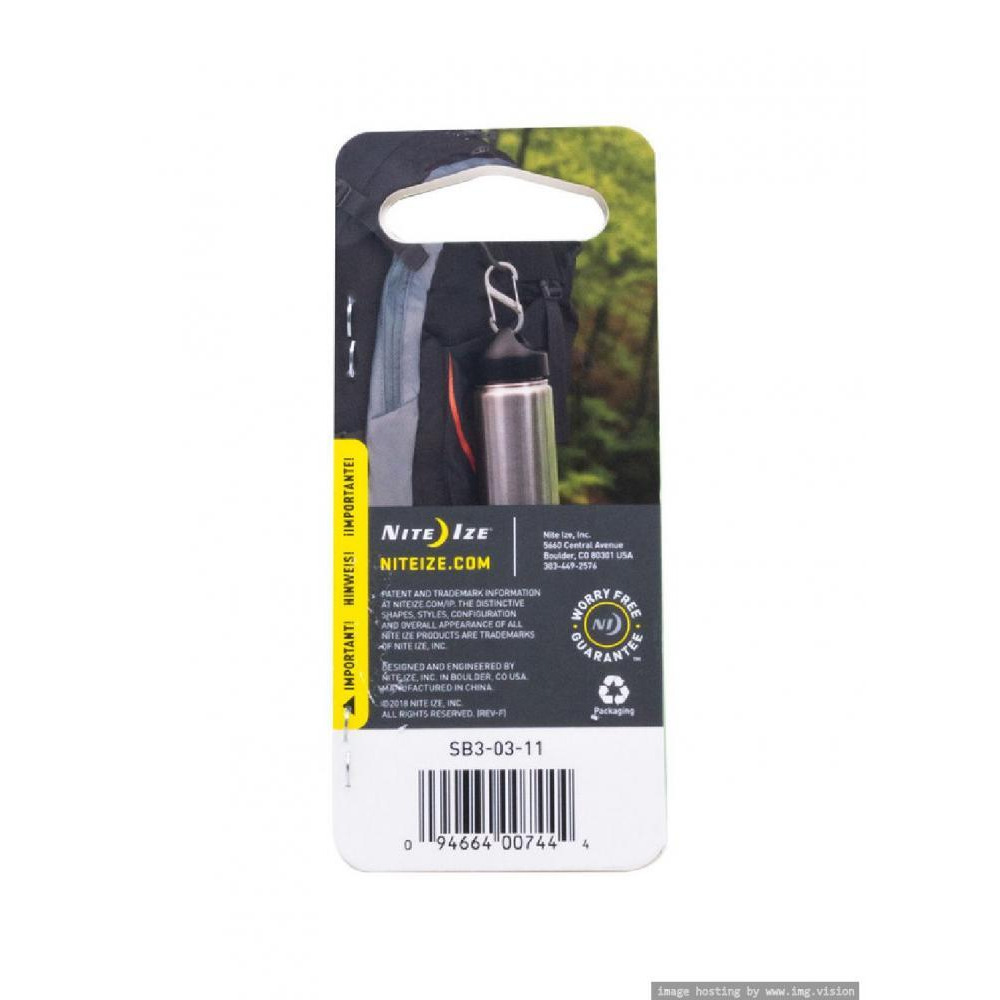 Nite Ize S-Biner Stainless Steel Dual Carabiner #3 Stainless - 2