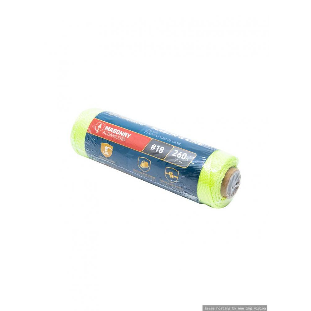 Tru-Guard 18 x 79 metre Twisted Nylon Mason Line Twine Neon - 1