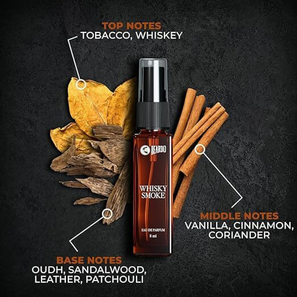 Beardo, Whisky Smoke Perfume for Men, 8 ml - 2